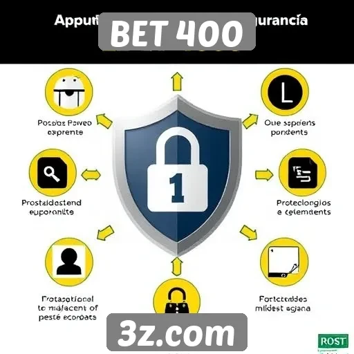 Recursos de segurança do site BET 400 em destaque