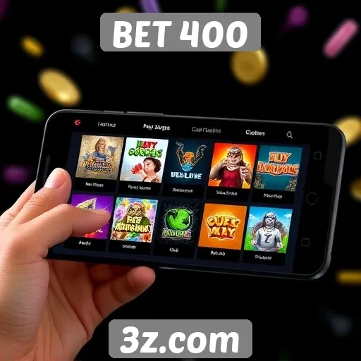 Integração de jogos móveis na plataforma BET 400