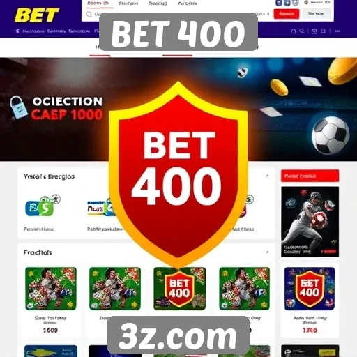 Novos recursos de segurança no site BET 400